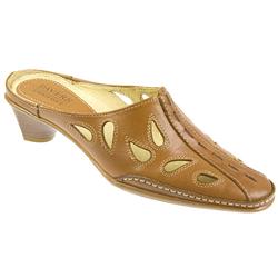 Pavers Female Capo702 Leather Upper Leather Lining Comfort Small Sizes in Tan