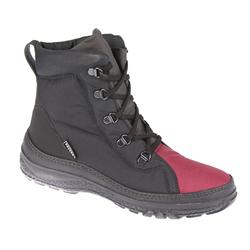 Pavers Female Clara Textile Upper Boots in Black Red