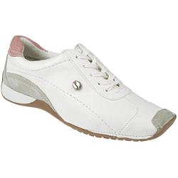 Pavers Female CORTIN902 Leather/Other Upper Textile Lining Casual Shoes in White-Silver