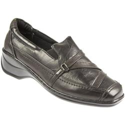 Pavers Female COTIN1004 Leather/Textile Lining Casual Shoes in Black Multi, Brown Multi