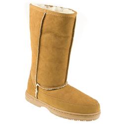 Pavers Female Just1050 Leather Upper Pure Sheepskin Lining Casual Boots in Tan