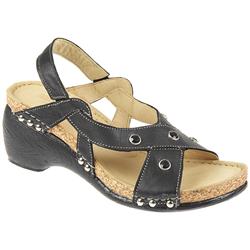 Pavers Female Kary704 Leather Upper Leather Lining Casual in Black