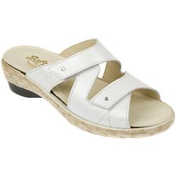 Pavers Female Kas754 Leather Upper Leather Lining Comfort Summer in White