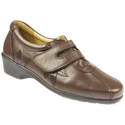 Pavers Female KEMP804 Leather Upper Leather Lining Casual Shoes in Brown