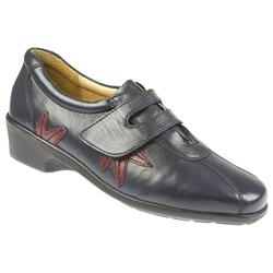 Female KEMP804 Leather Upper Leather Lining Casual Shoes in Navy Multi