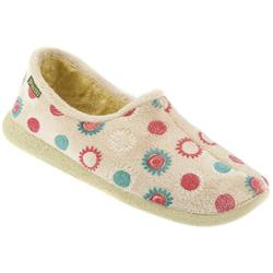 Female Koy900 Textile Upper Textile Lining Comfort House Mules and Slippers in Beige, Pink