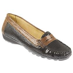 Pavers Female Nap1002fp Leather Upper Leather Lining Casual Shoes in Black Multi