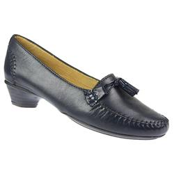 Pavers Female NAP1100 Leather Upper Leather Lining Casual Shoes in Navy