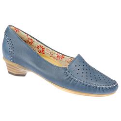Female NAP1105 Leather Upper Leather Lining Casual Shoes in Blue, Coral, Green