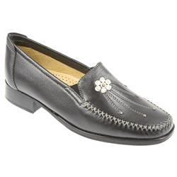 Female Nap703 Leather Upper Leather Lining Comfort Small Sizes in Black