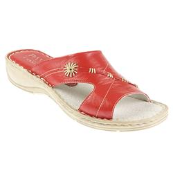 Pavers Female Nog906 Leather Upper Leather Lining Comfort Summer in Red