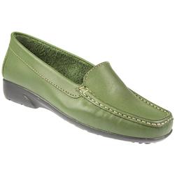 Female STAR1000 Leather Upper Leather Lining Casual Shoes in Green, Red