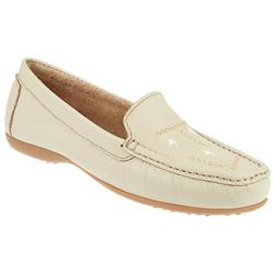 Pavers Female Star901 Leather Upper Leather Lining Casual Shoes in Beige