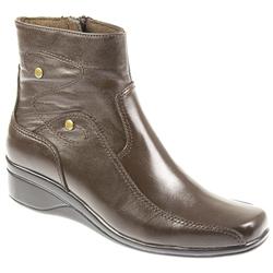 Pavers Female Stoc804 Leather Upper Textile Lining Casual in Brown