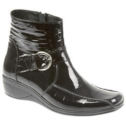 Pavers Female Stoc850 Leather Upper Textile Lining Casual in Black Patent Croc, BROWN CROC
