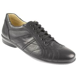 Male Esse1006 Leather Upper Leather/Textile Lining Lace Up in Black