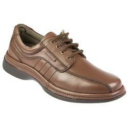 Pavers Male KEMP1006 Leather Upper Textile Lining Lace Up in Brown