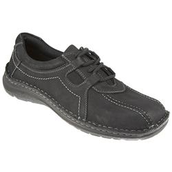 Pavers Male KEMP1009 Leather Nubuck Upper Casual Shoes in Black Nubuck