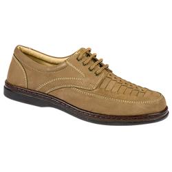 Male KEMP1107 Leather Upper Leather/Textile Lining Lace Up in Black, Sand