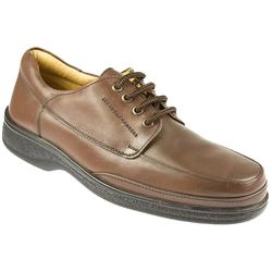 Male KEMP602 Leather Upper Leather Lining Lace Up in Brown
