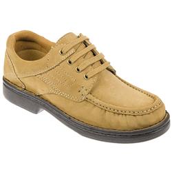 Male Star701 Leather Upper Textile Lining Lace Up in Beige, Tan