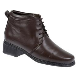 Female Joyce Leather Upper Leather Lining Boots in Brown
