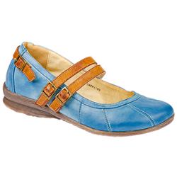 Female ZHEN1102 Leather/Other Lining Casual Shoes in Blue, White