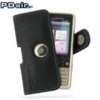 Leather Pouch Case - Sony Ericsson G700