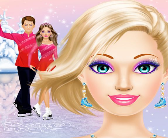 Peachy Games LLC Figure Skater Salon: Spa, Makeup and Dress Up Ice Skating Girls Makeover - Kids Games
