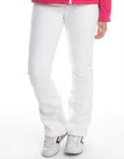 Womens Stretch Ski Pants - Off White