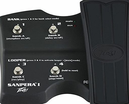 Peavey Sanpera I Foot Controller For VIP Vypyr Amps - Black