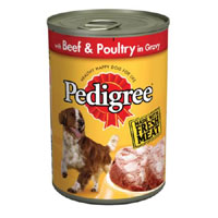 Pedigree Chum Beef and Poultry 400g Pack of 12