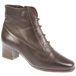Female Pek404 Leather Upper Textile Lining Ankle in Brown