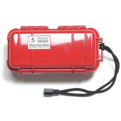 Peli 1030 Microcase Red with Black Liner