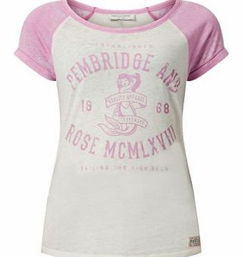 Lilac Pembridge and Rose Print T-Shirt 3269444