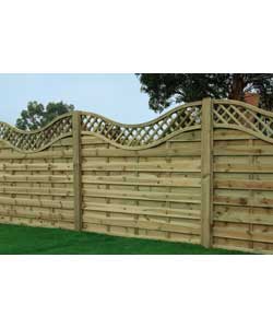 pembroke Fencing Panels - 6 x 4ft - 5 Panels and 6 Posts