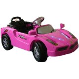 6v Ride On Pink Ferrari Enzo with RC