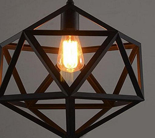 Pendant lamp SSBY Retro ideas, birdcage chandelier, restaurant cafe bar clothing store, designer cube pendant