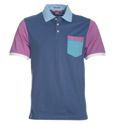 Costal Blue Jersey Polo Shirt