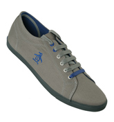 Penguin Grey and Blue `Bennie` Trainers