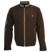 brown harrington jacket