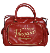 Red and Gold Holdall Bag