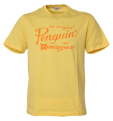 Penguin Snap Dragon Yellow T-Shirt with Printed