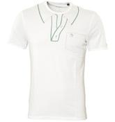 Penguin White T-Shirt with Green Design