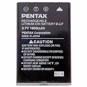 PENTAX 450/550 Battery D-Li7