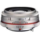 Pentax HD DA 21mm F3.2 AL Silver Lens