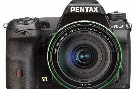 Pentax K-3 DSLR Camera with 18-135mm WR Lens Kit (24MP, CMOS Sensor) 3.2 inch LCD