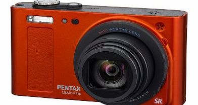 Pentax Optio RZ18 Digital Camera - Orange (16MP, 18 x Optical Zoom) 3 inch LCD Screen