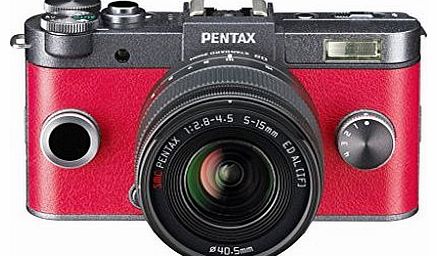 Pentax Q-S1 Compact System Camera - Gunmetal (Zoom Lens Kit)