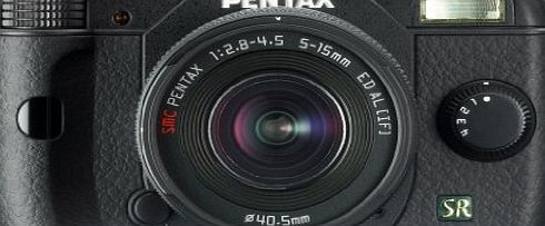Pentax Q7 Compact System Camera with 5-15mm Zoom Lens Kit - Black (12MP) 3.0 inch HD LCD
